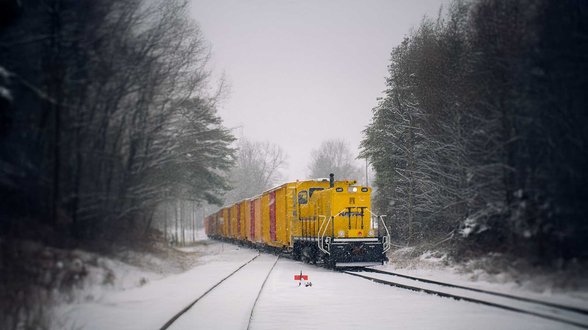 Railway field background
